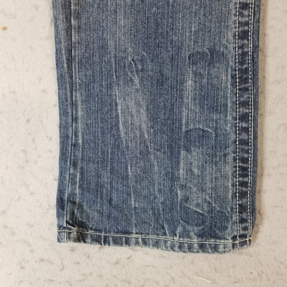 Request jeans men's 36x30 loose straight blue denim pants retro Y2K - Picture 5 of 11